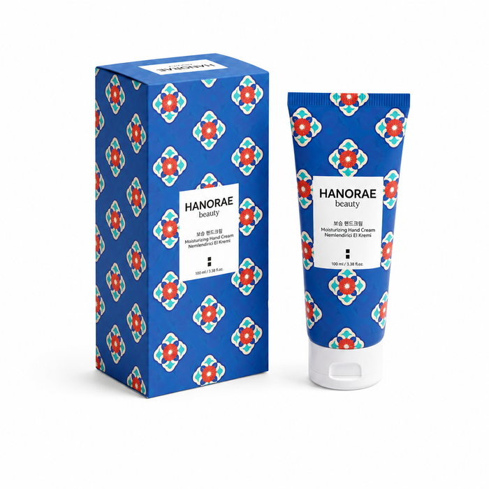 Hanorae Beauty  Shea Butter ve Niasinamid İçeren Nemlendirici El Kremi – Kuru Eller İçin Hızlı Emilen Günlük Bakım 100 ml